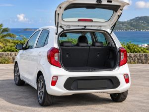 Kia Picanto 2023 Blanc - coffre ouvert