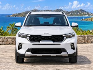 Kia Sonet 2023 Blanc céleste - vue de face avant
