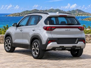 Kia Sonet 2022 Gris clair - vue arrière 3/4