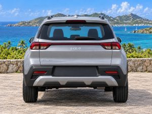 Kia Sonet 2022 Gris clair - vue de face arrière