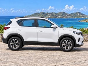 Kia Sonet 2022 Blanc - vue de profil