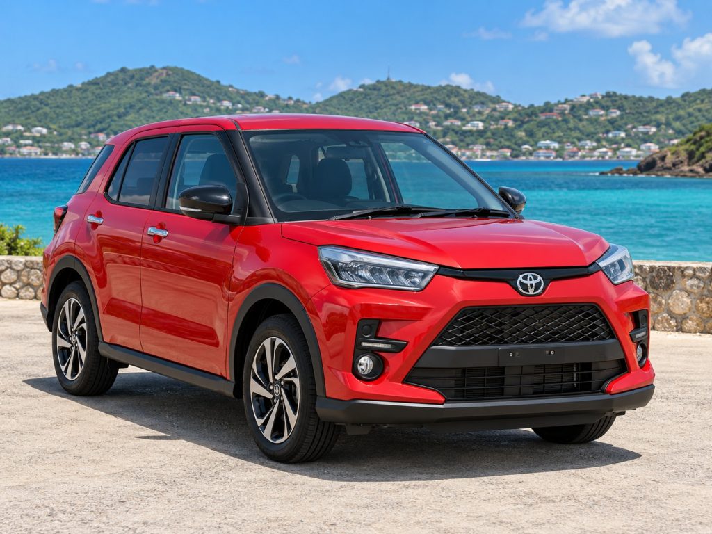 Toyota Raize 2023 Rouge - vue avant 3/4